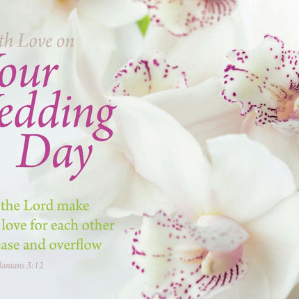 With Love On Your Wedding Day - Floral 6pk