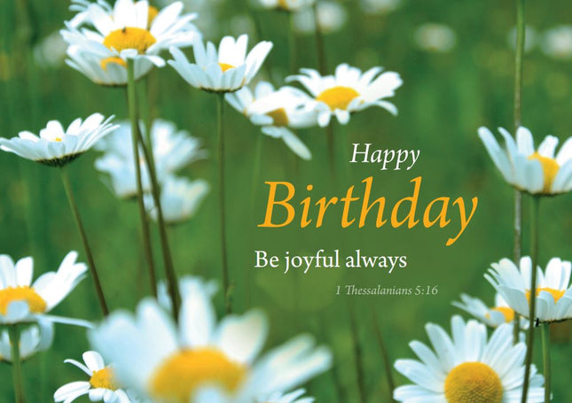 Happy Birthday - Floral 6pk