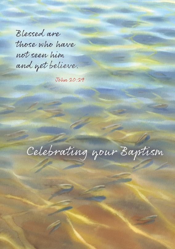 Celebrating Your Baptism - Watercolour - Textured 6pk