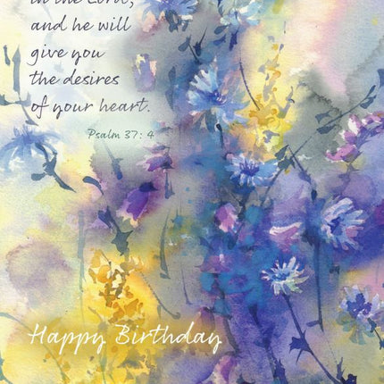 Happy Birthday - Watercolour