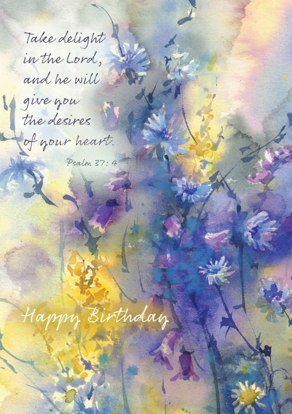 Happy Birthday - Watercolour