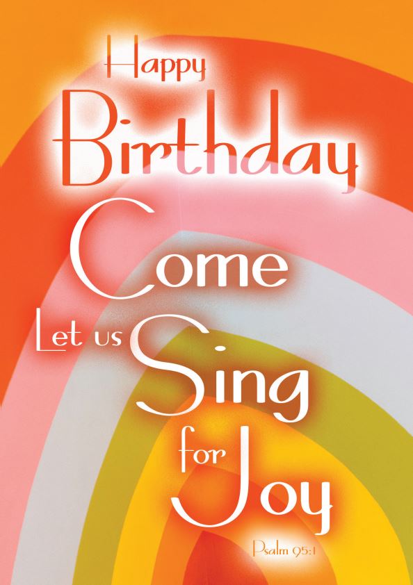 Happy Birthday - Words 6pk