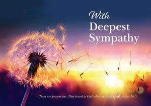 With Deepest Sympathy - Dandelion 6pk
