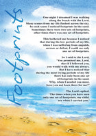 Footprints Std Card Textured (6 Pack)Footprints Std Card Textured (6 Pack)