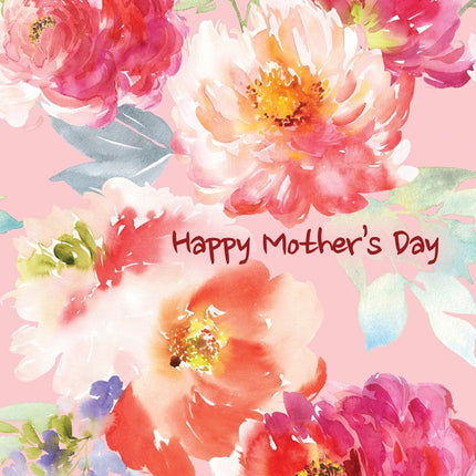Mothers Day - Pink Flowers Std Card Textured (6 Pack)Mothers Day - Pink Flowers Std Card Textured (6 Pack)