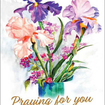 Praying For You - Flowers Std Card Textured (6 Pack)Praying For You - Flowers Std Card Textured (6 Pack)