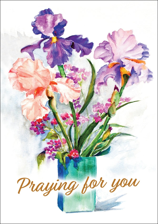 Praying For You - Flowers Std Card Textured (6 Pack)Praying For You - Flowers Std Card Textured (6 Pack)