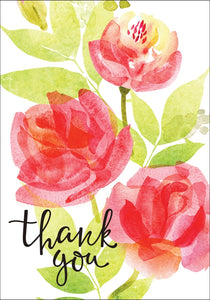 Thank You - Flowers Std Card Textured (6 Pack)Thank You - Flowers Std Card Textured (6 Pack)