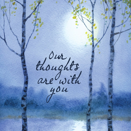 Our Thoughts - Moon Std Card Textured (6 Pack)Our Thoughts - Moon Std Card Textured (6 Pack)