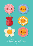 Thinking Of You - Flowers With Vase Std Card Textured (6 Pack)Thinking Of You - Flowers With Vase Std Card Textured (6 Pack)