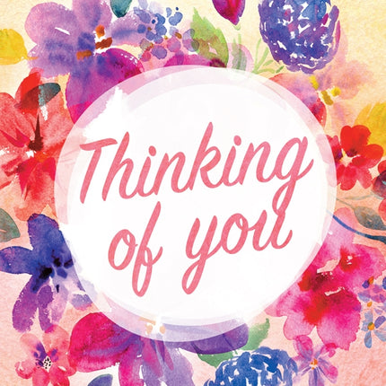 Thinking Of You - Flowers Std Card Textured (6 Pack)Thinking Of You - Flowers Std Card Textured (6 Pack)