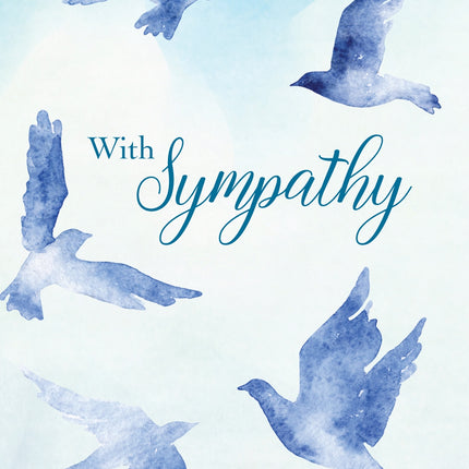 With Deepest Sympathy - Flowers Std Card Textured (6 Pack)With Deepest Sympathy - Flowers Std Card Textured (6 Pack)