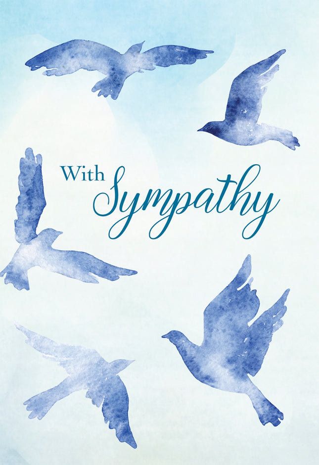 With Deepest Sympathy - Flowers Std Card Textured (6 Pack)With Deepest Sympathy - Flowers Std Card Textured (6 Pack)