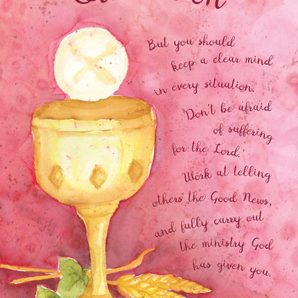 On Your Ordination  - Chalice  Std Card Textured (6 Pack)On Your Ordination  - Chalice  Std Card Textured (6 Pack)