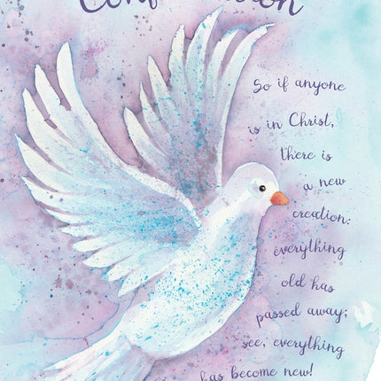 On Your Confirmation - Dove Std Card Textured (6 Pack)On Your Confirmation - Dove Std Card Textured (6 Pack)