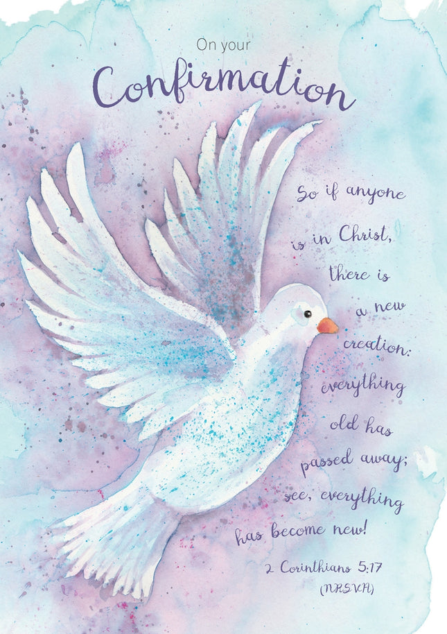 On Your Confirmation - Dove Std Card Textured (6 Pack)On Your Confirmation - Dove Std Card Textured (6 Pack)