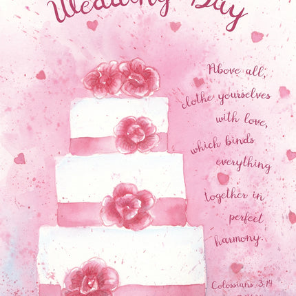 On Your Wedding Day  - Cake Std Card Textured (6 Pack)On Your Wedding Day  - Cake Std Card Textured (6 Pack)