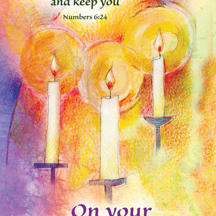 On Your First Communion  - Candles  Std Card Textured (6 Pack)On Your First Communion  - Candles  Std Card Textured (6 Pack)