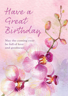 Have A Great Birthday  - Flowers Textured (6 Pack)Have A Great Birthday  - Flowers Textured (6 Pack)