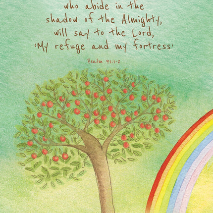 Live In The Shelter  - Tree & Rainbow Std Card Textured (6 Pack)Live In The Shelter  - Tree & Rainbow Std Card Textured (6 Pack)