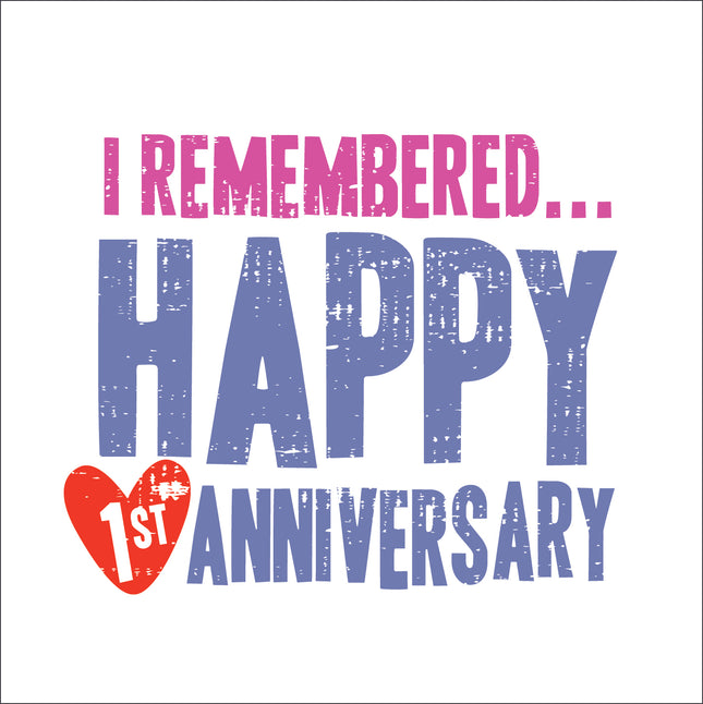 First Wedding AnniversaryFirst Wedding Anniversary