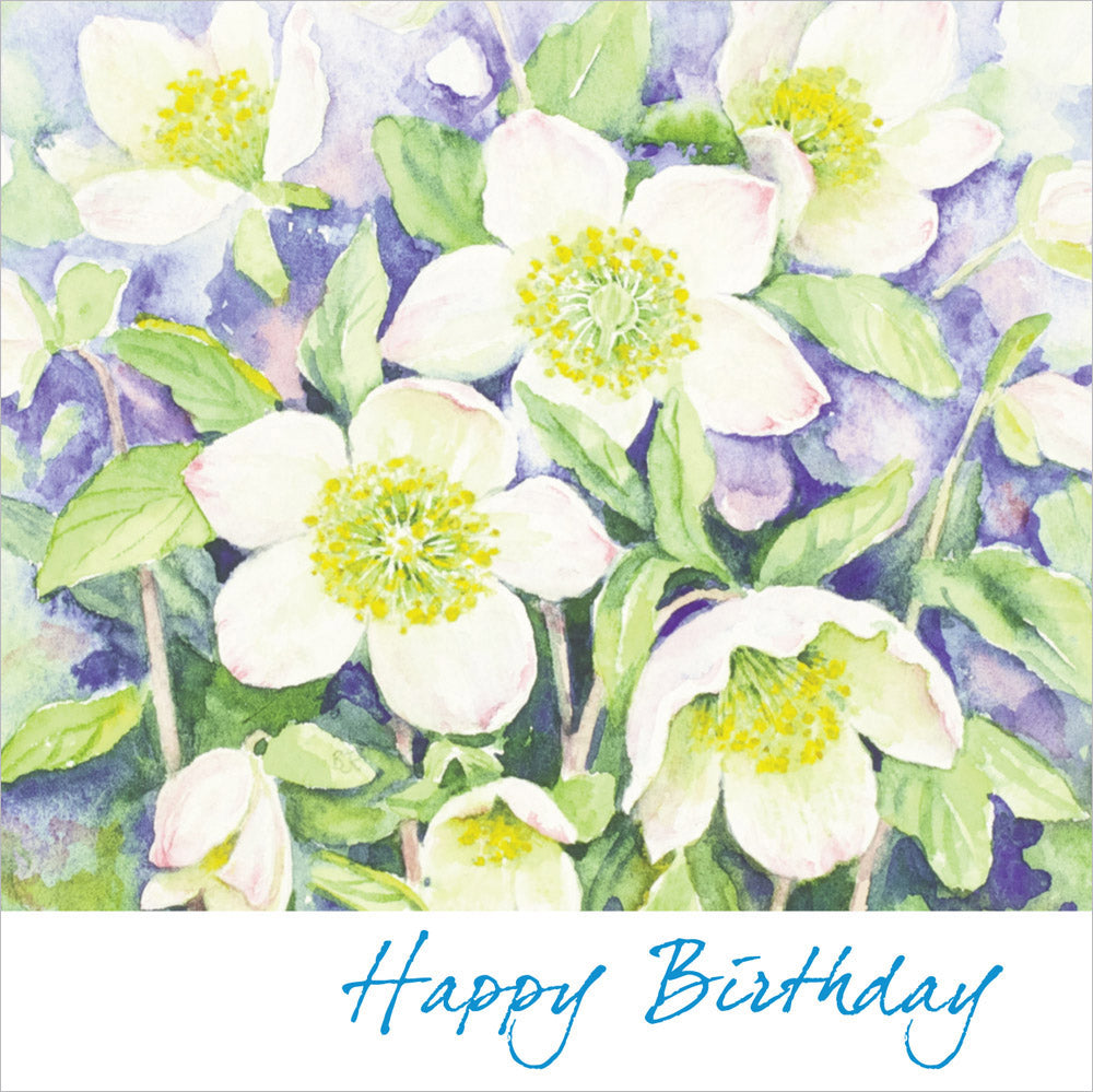 Happy Birthday - Square Card TexturedHappy Birthday - Square Card Textured
