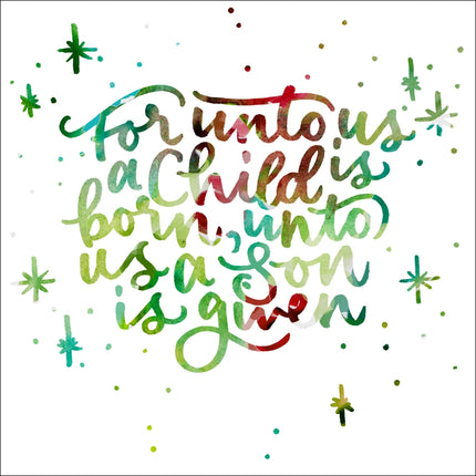 Christmas Set - For Unto Us 10 PkChristmas Set - For Unto Us 10 Pk