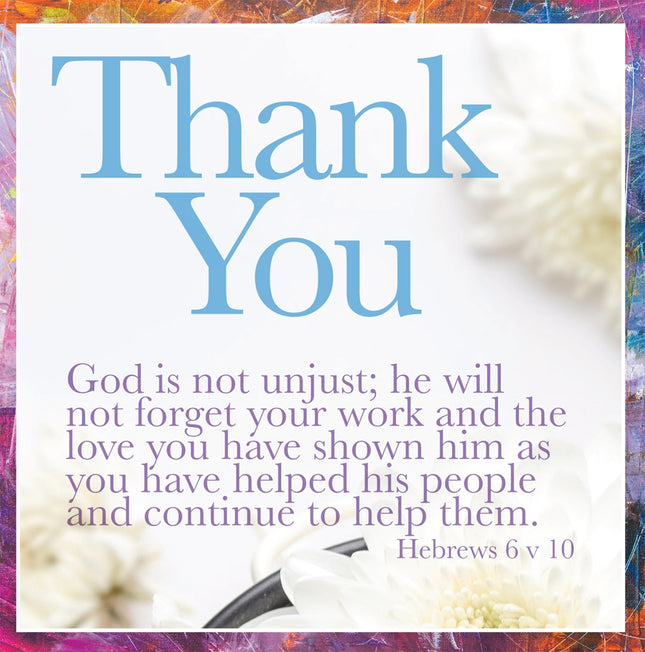 Thank You - God Is Not Unjust - Sq CardThank You - God Is Not Unjust - Sq Card