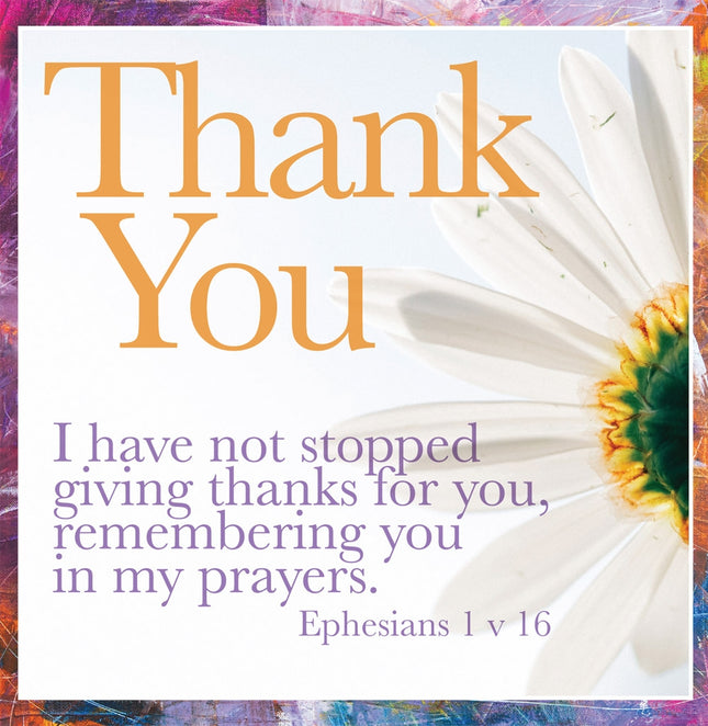 Thank You - I Have Not Stopped - Sq CardThank You - I Have Not Stopped - Sq Card