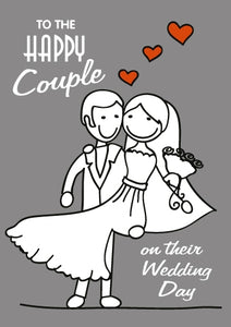 To The Happy Couple - Wedding Foil Gloss StdTo The Happy Couple - Wedding Foil Gloss Std