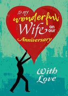 Wonderful Wife - Anniversary Silhouette Foil Gloss StdWonderful Wife - Anniversary Silhouette Foil Gloss Std
