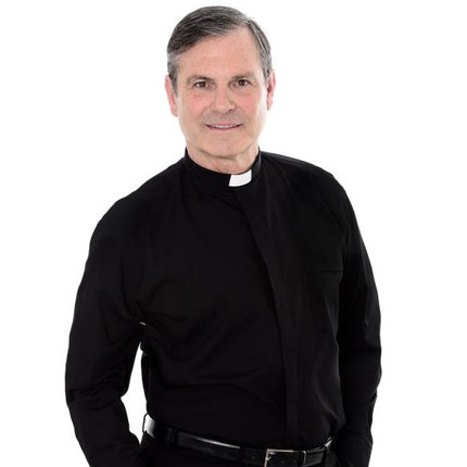 Men's Long Sleeve Shirt - 1in Slip In Collar