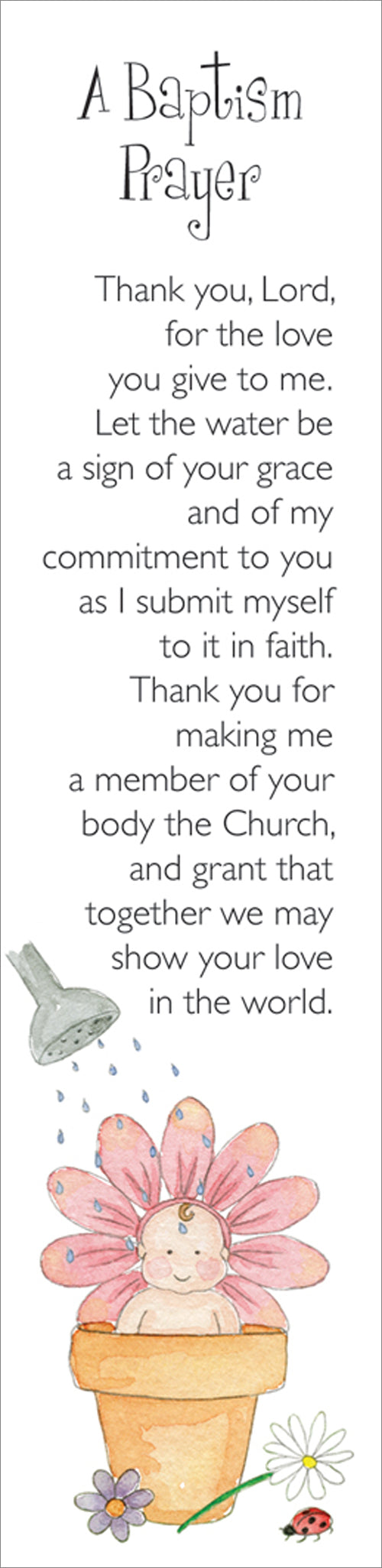 Bookmarks - A Baptism Prayer Pack  Of 10 Individual DesignBookmarks - A Baptism Prayer Pack  Of 10 Individual Design