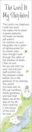 Bookmarks - The Lord Is My Shepherd Pack  Of 10 Individual DesignBookmarks - The Lord Is My Shepherd Pack  Of 10 Individual Design