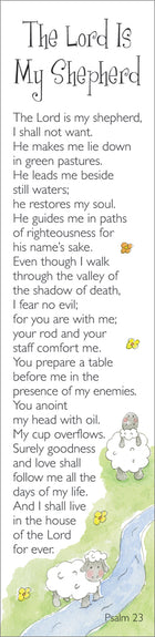 Bookmarks - The Lord Is My Shepherd Pack  Of 10 Individual DesignBookmarks - The Lord Is My Shepherd Pack  Of 10 Individual Design