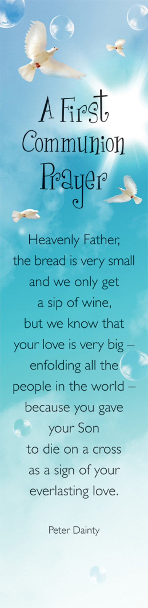 Bookmarks - A First Communion Prayer Pack  Of 10 Individual DesignBookmarks - A First Communion Prayer Pack  Of 10 Individual Design