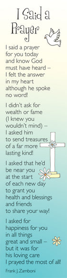 Bookmarks - I Said A Prayer Pack  Of 10 Individual DesignBookmarks - I Said A Prayer Pack  Of 10 Individual Design