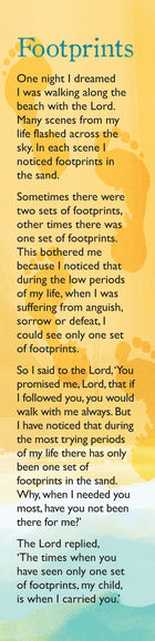 Bookmarks - Footprints (Feet Prints) Pack  Of 10 Individual DesignBookmarks - Footprints (Feet Prints) Pack  Of 10 Individual Design