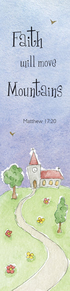 Bookmarks - Faith Will Move Mountains Pack  Of 10 Individual DesignBookmarks - Faith Will Move Mountains Pack  Of 10 Individual Design