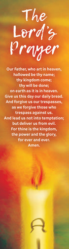 Bookmark - The Lord's Prayer (Candle)Bookmark - The Lord's Prayer (Candle)