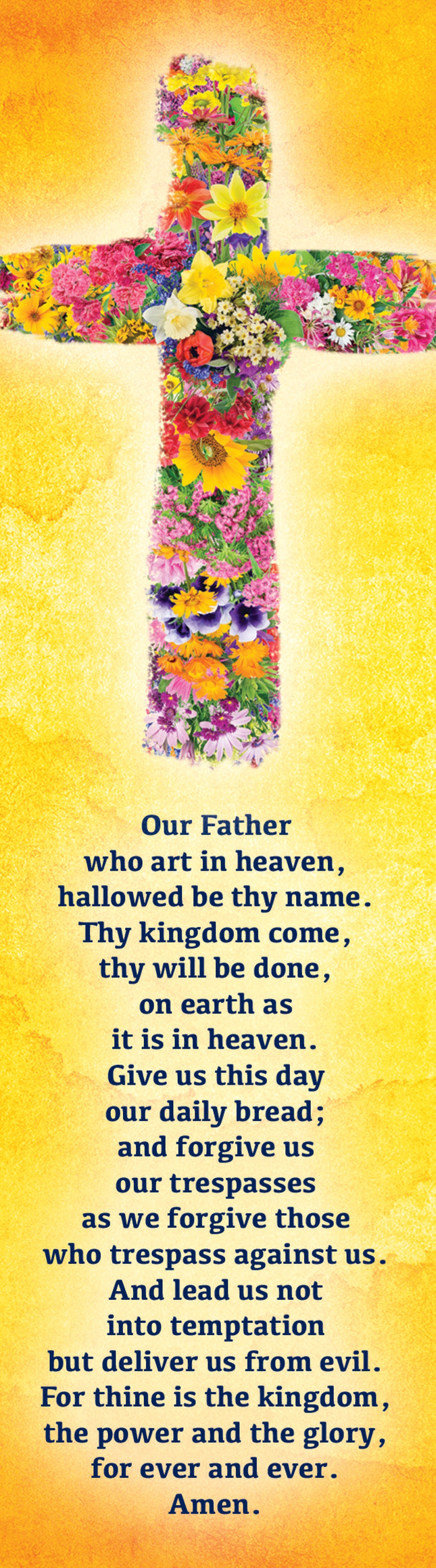 Bookmark - The Lord's Prayer (Cross)Bookmark - The Lord's Prayer (Cross)