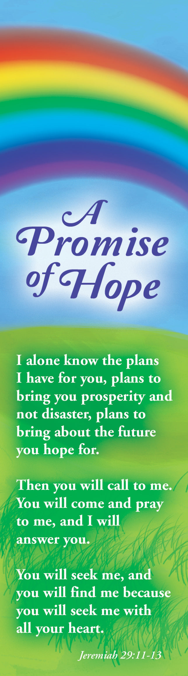 Bookmark - A Promise Of Hope (Rainbow)Bookmark - A Promise Of Hope (Rainbow)