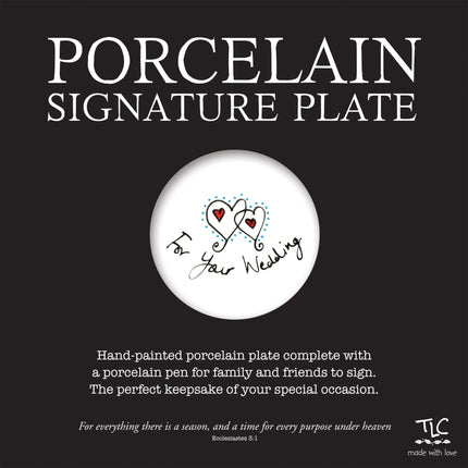 Porcelain Signature Plate