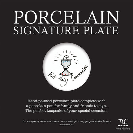 Porcelain Signature Plate