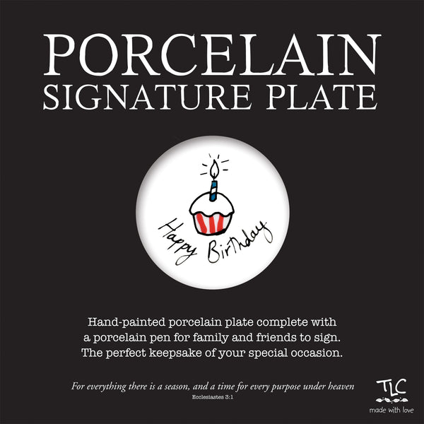 Porcelain Signature Plate
