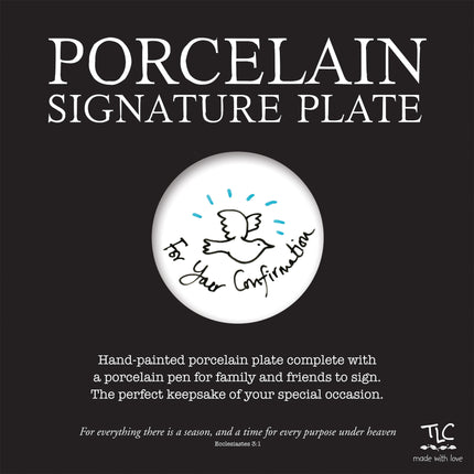 Porcelain Signature Plate