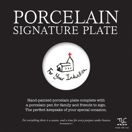 Porcelain Signature Plate