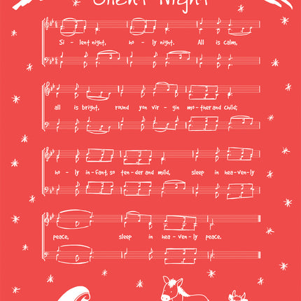 Silent Night - Tea TowelSilent Night - Tea Towel