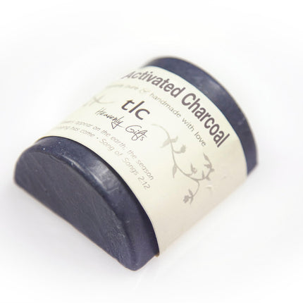 Handmade Tlc Activated Charcoal Soap In Organza Bag  Handmade Tlc Activated Charcoal Soap In Organza Bag  