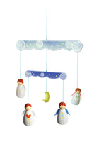 Hand-Painted 3D Wooden Angel Mobile (Ref: 930)Hand-Painted 3D Wooden Angel Mobile (Ref: 930)